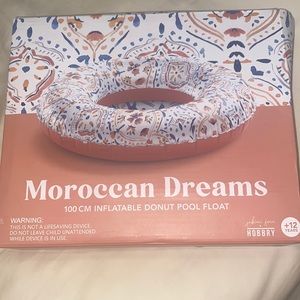 Moroccan Dreams Inflatable Donut Pool Float